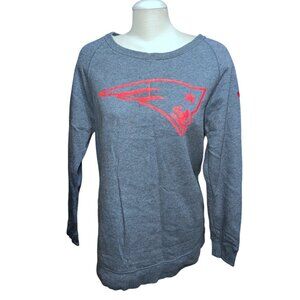 Nike New England Patriots Womens Blue Pullover Sweatshirt Sz Small Womens With R